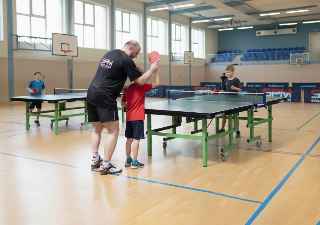 Tischtennis-Training in Münster